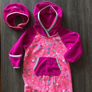 Baby Girls 12MO The North Face Snowsuit w/ NF Hat